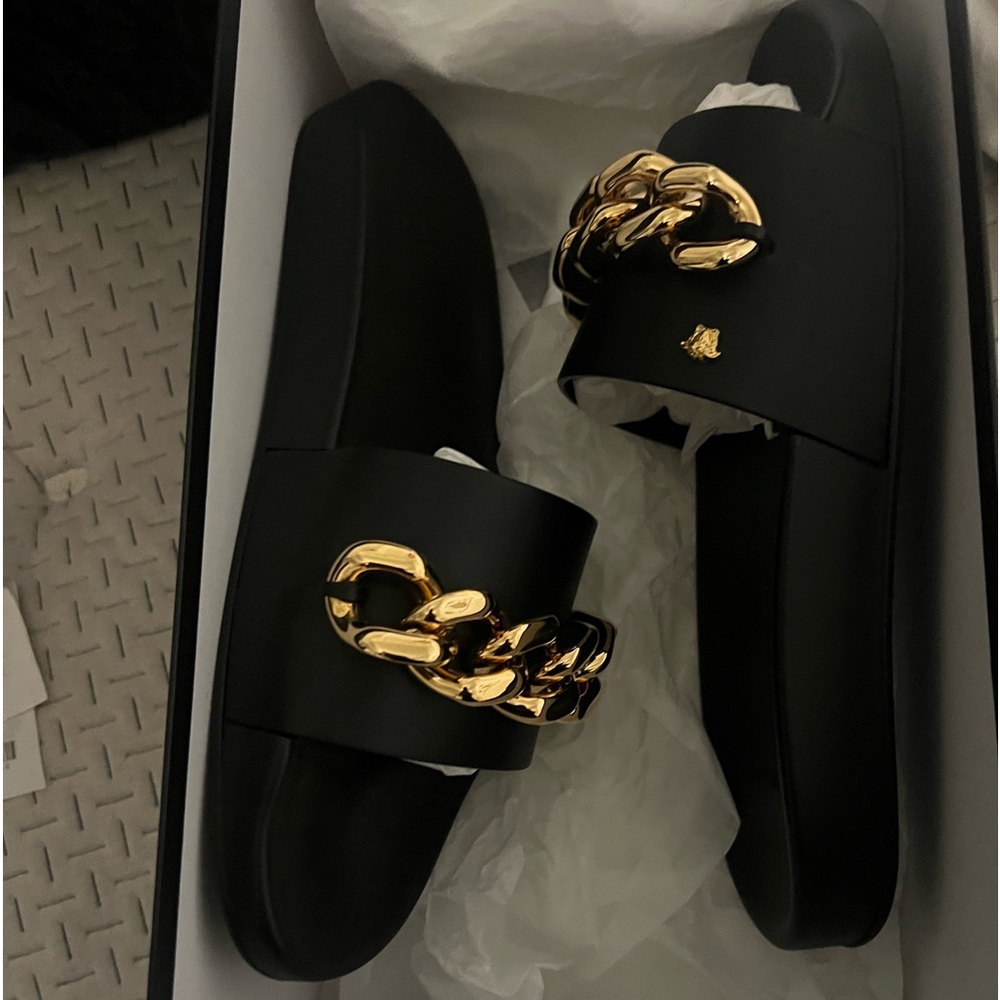 BlackVersace pool slides ￼